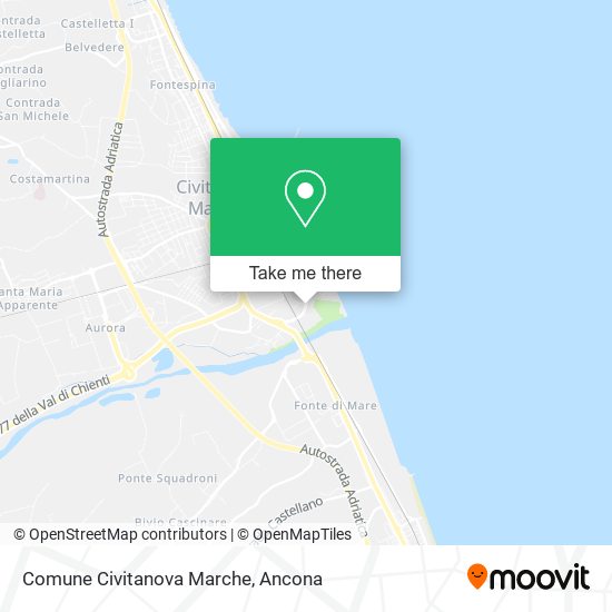 Comune Civitanova Marche map