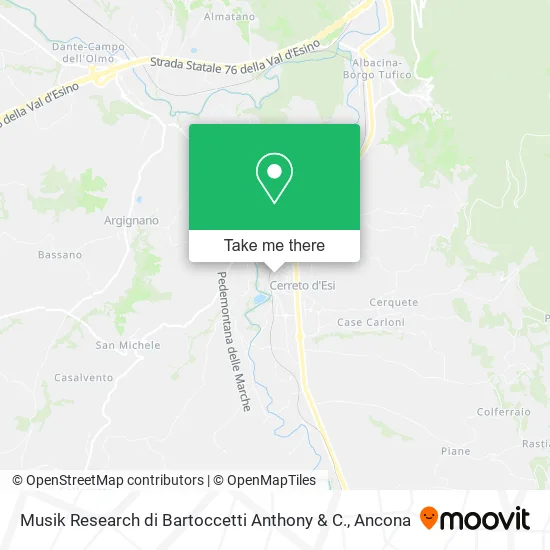 Musik Research di Bartoccetti Anthony & C. map