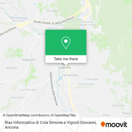 Rias Informatica di Cola Simone e Vignoli Giovanni map