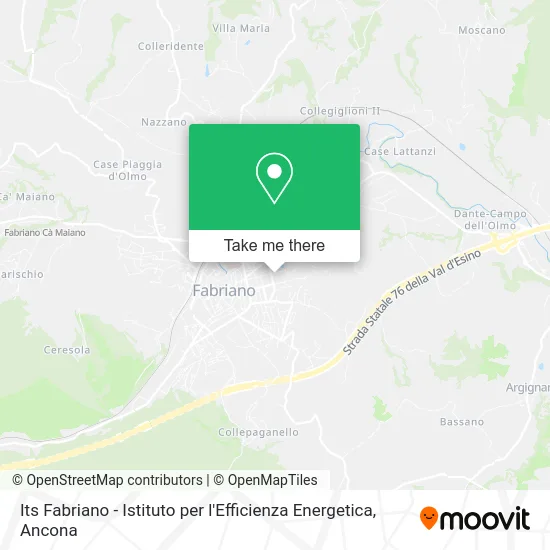 Its Fabriano - Istituto per l'Efficienza Energetica map