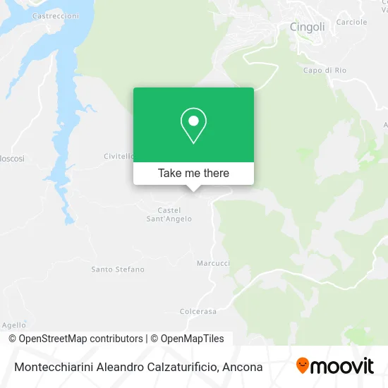 Montecchiarini Aleandro Footwear Factory map