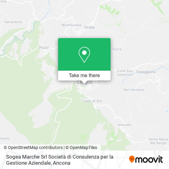 Sogea Marche Srl Società di Consulenza per la Gestione Aziendale map