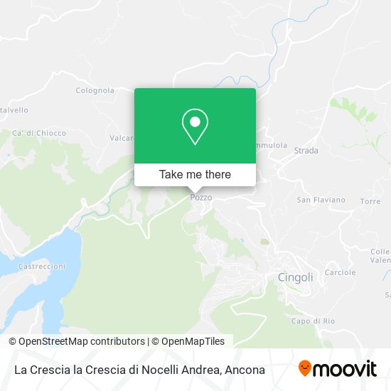 La Crescia la Crescia di Nocelli Andrea map