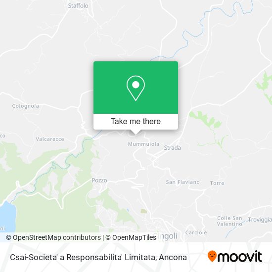 Csai-Societa' a Responsabilita' Limitata map