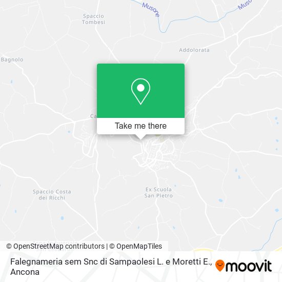 Falegnameria sem Snc di Sampaolesi L. e Moretti E. map