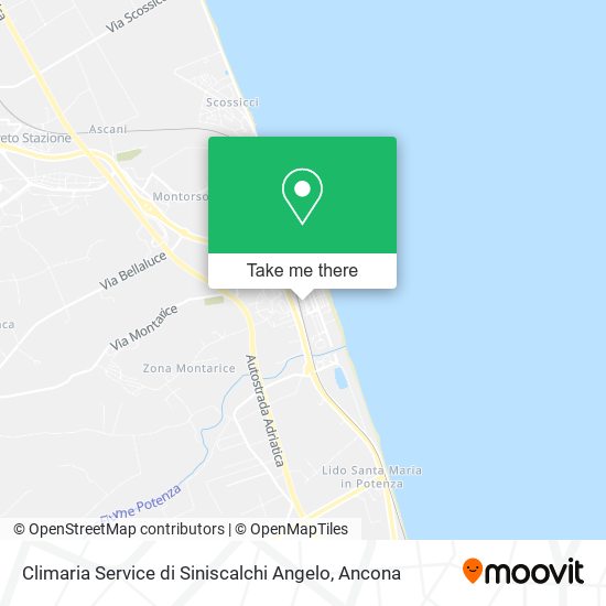 Climaria Service di Siniscalchi Angelo map