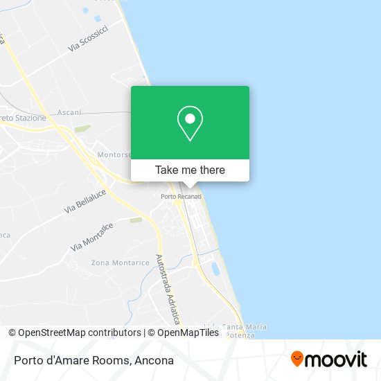 Porto d'Amare Rooms map