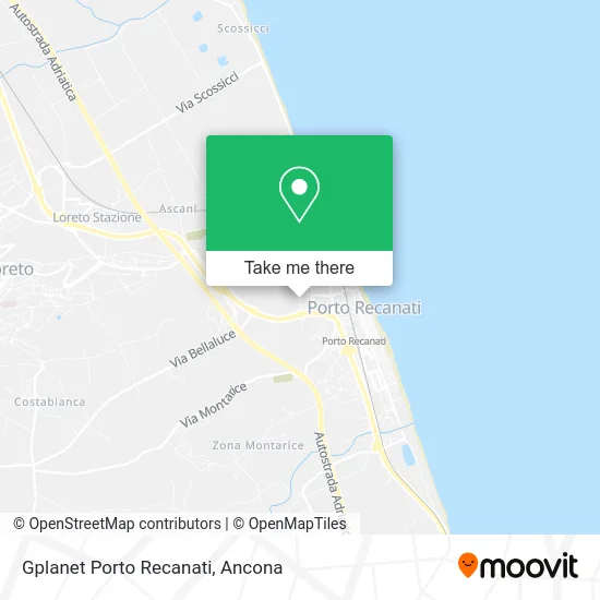 Gplanet Porto Recanati map