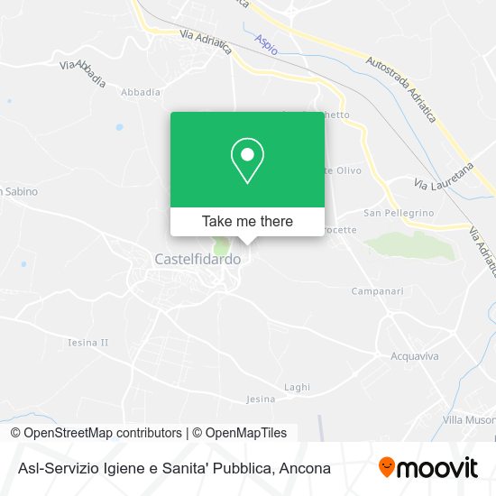 Asl-Servizio Igiene e Sanita' Pubblica map