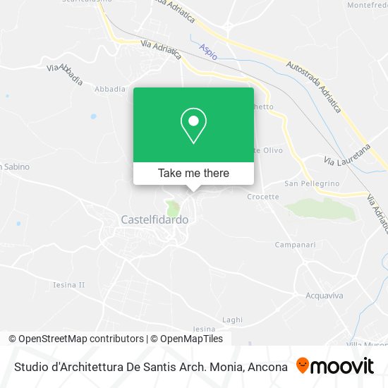 Studio d'Architettura De Santis Arch. Monia map