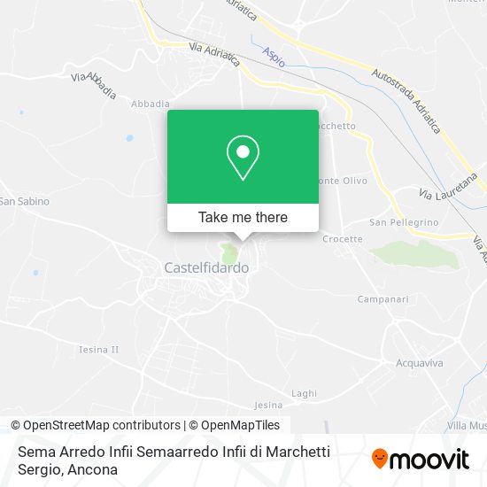 Sema Arredo Infii Semaarredo Infii di Marchetti Sergio map