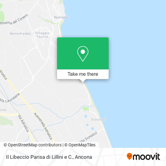 Il Libeccio Parisa di Lillini e C. map
