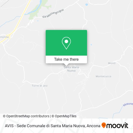 AVIS - Sede Comunale di Santa Maria Nuova map