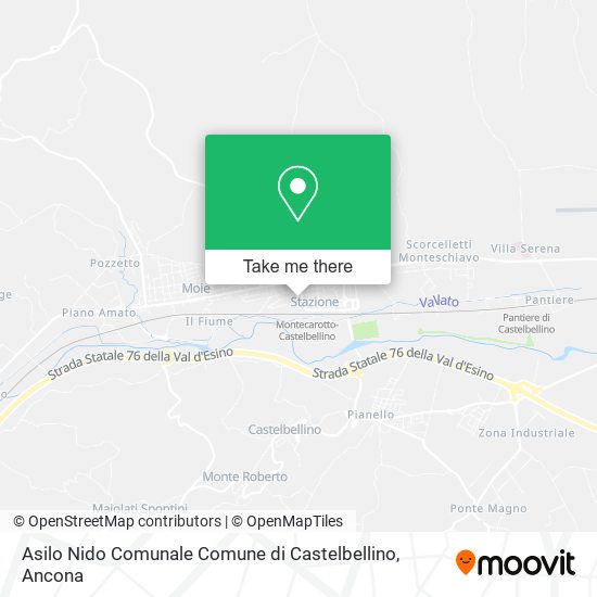 Asilo Nido Comunale Comune di Castelbellino map