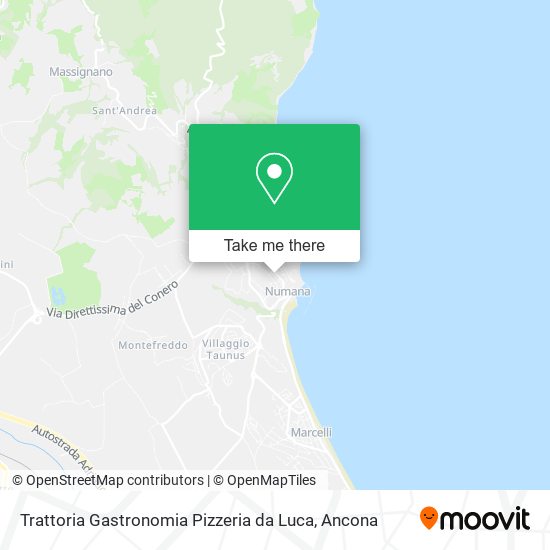 Trattoria Gastronomia Pizzeria da Luca map