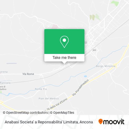 Anabasi Societa' a Reponsabilita' Limitata map