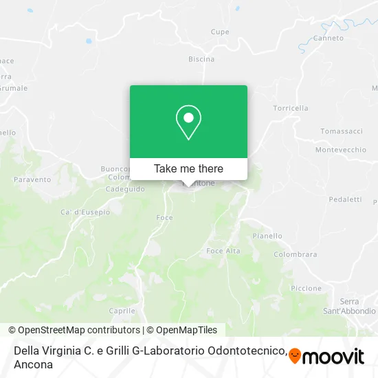 Della Virginia C. e Grilli G-Laboratorio Odontotecnico map