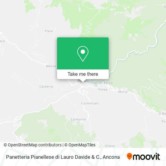 Panetteria Pianellese di Lauro Davide & C. map