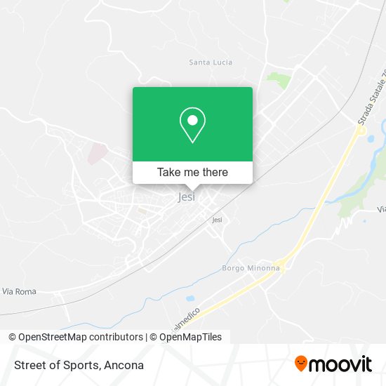 Street of Sports map