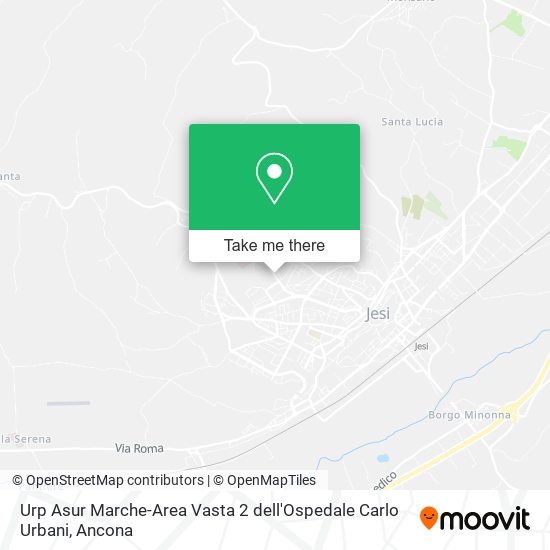 Urp Asur Marche-Area Vasta 2 dell'Ospedale Carlo Urbani map