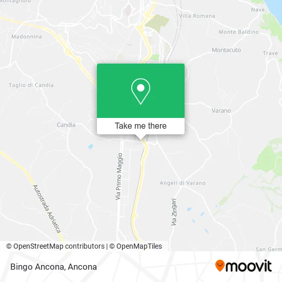 Bingo Ancona map