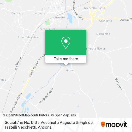 Societa' in Nc. Ditta Vecchietti Augusto & Figli dei Fratelli Vecchietti map