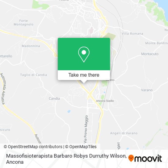 Massofisioterapista Barbaro Robys Durruthy Wilson map