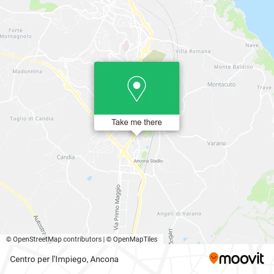 Centro per l'Impiego map