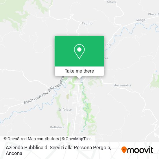 Azienda Pubblica di Servizi alla Persona Pergola map