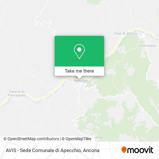 AVIS - Sede Comunale di Apecchio map