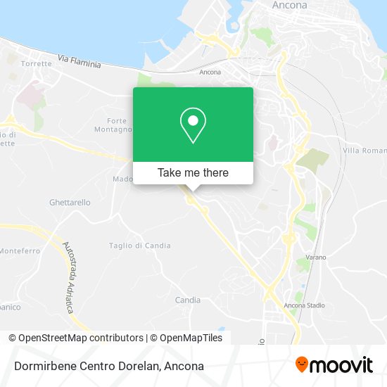 Dormirbene Centro Dorelan map