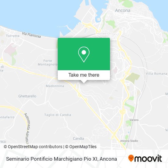 Seminario Pontificio Marchigiano Pio XI map