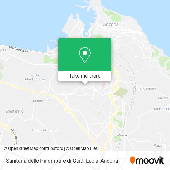 Sanitaria delle Palombare di Guidi Lucia map