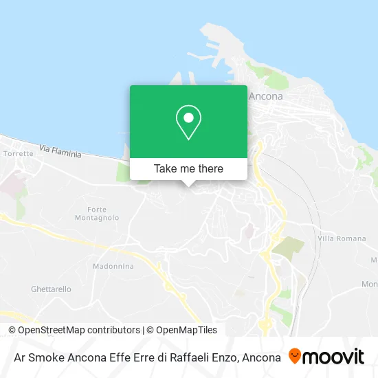 Ar Smoke Ancona Effe Erre di Raffaeli Enzo map
