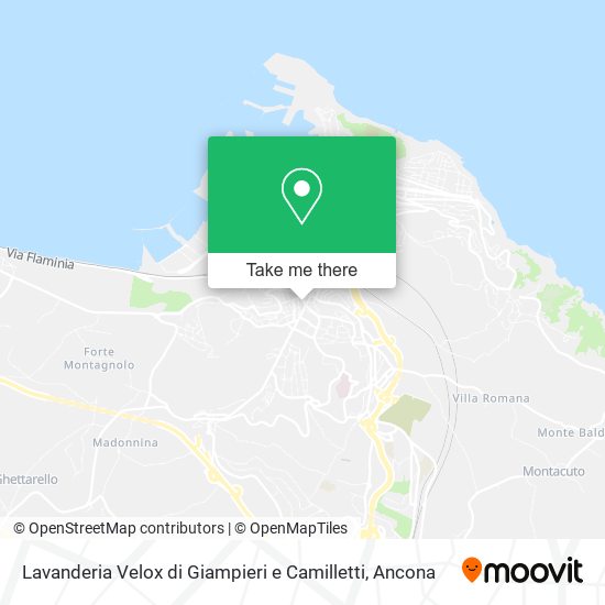 Lavanderia Velox di Giampieri e Camilletti map