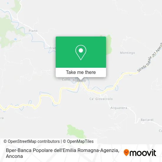 Bper-Banca Popolare dell'Emilia Romagna-Agenzia map