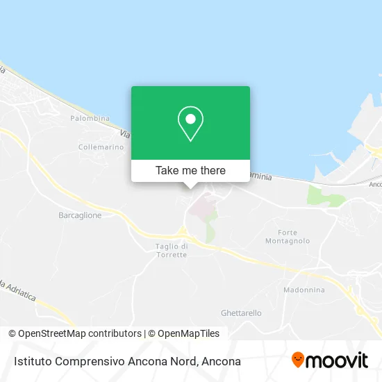 Istituto Comprensivo Ancona Nord map