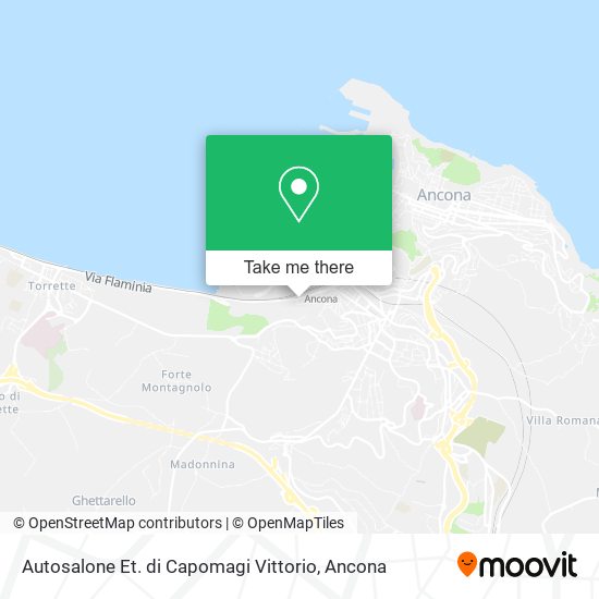 Autosalone Et. di Capomagi Vittorio map
