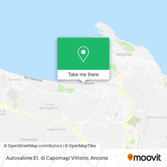Autosalone Et. di Capomagi Vittorio map