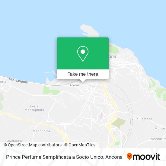 Prince Perfume Semplificata a Socio Unico map