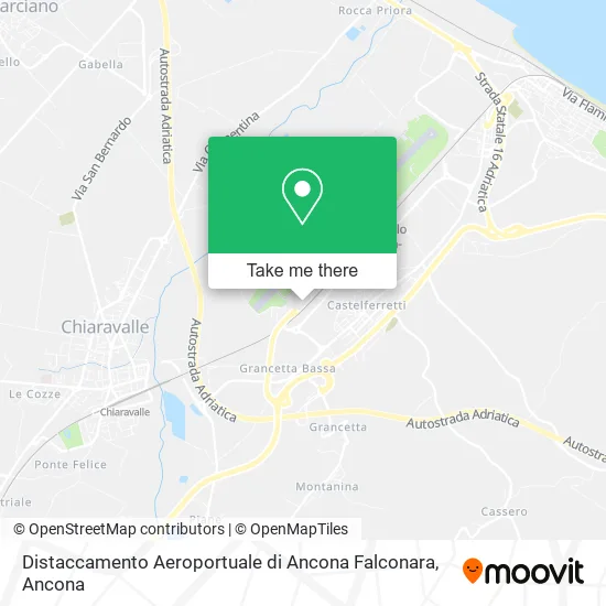 Distaccamento Aeroportuale di Ancona Falconara map