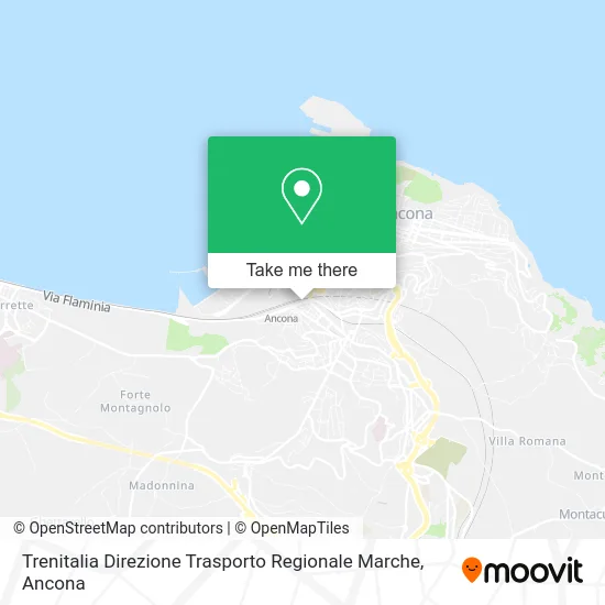 Trenitalia Direzione Trasporto Regionale Marche map