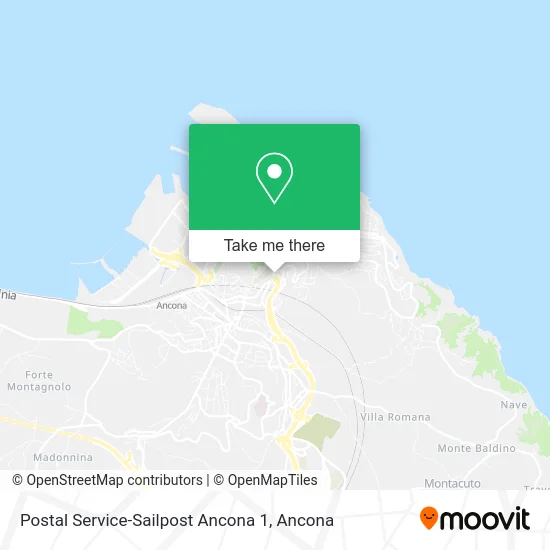 Postal Service-Sailpost Ancona 1 map