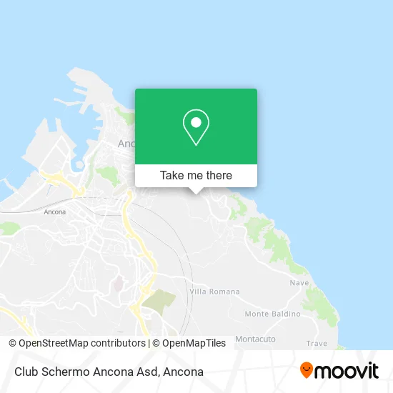 Club Schermo Ancona Asd map