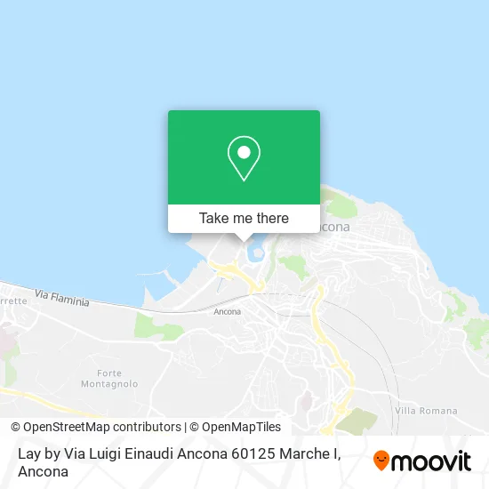 Lay by Via Luigi Einaudi Ancona 60125 Marche I map