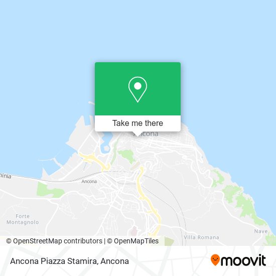 Ancona Piazza Stamira map