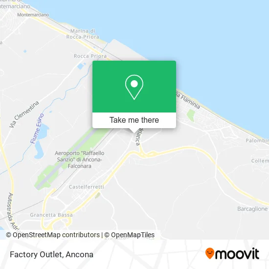 Factory Outlet map