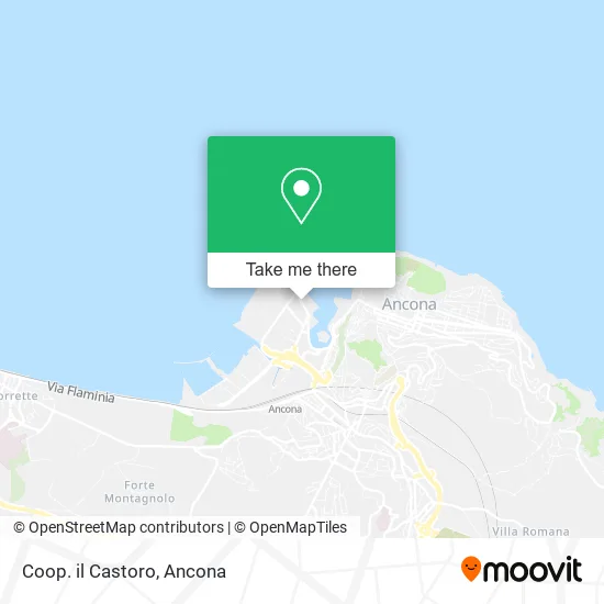 Castoro Cooperative map