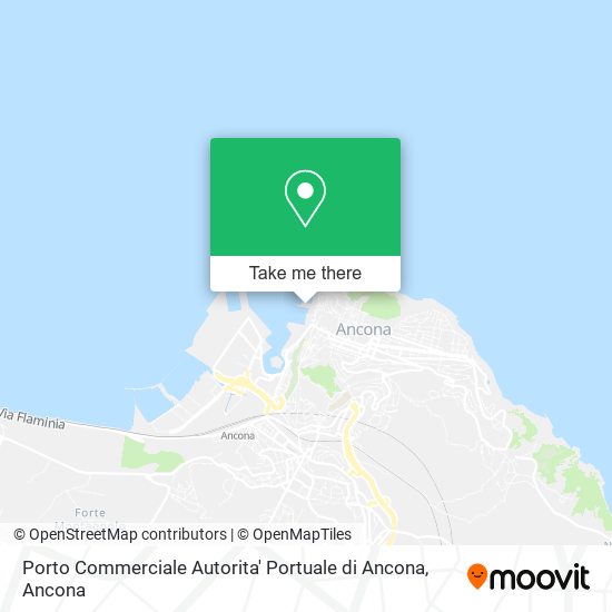 Porto Commerciale Autorita' Portuale di Ancona map