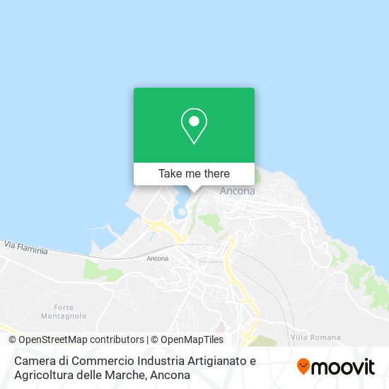 Camera di Commercio Industria Artigianato e Agricoltura delle Marche map